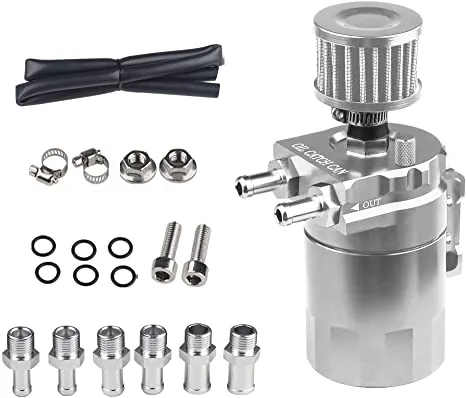 350 ML Oil catch can Dodge - Silver