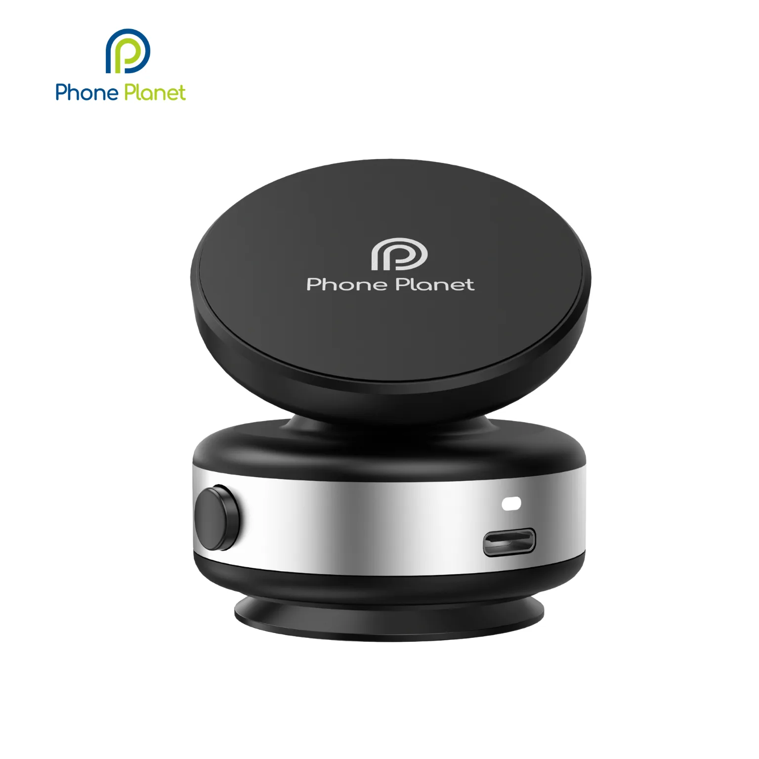 Magnetic Car Mount Electric Suction Cup& 360° Rotatable