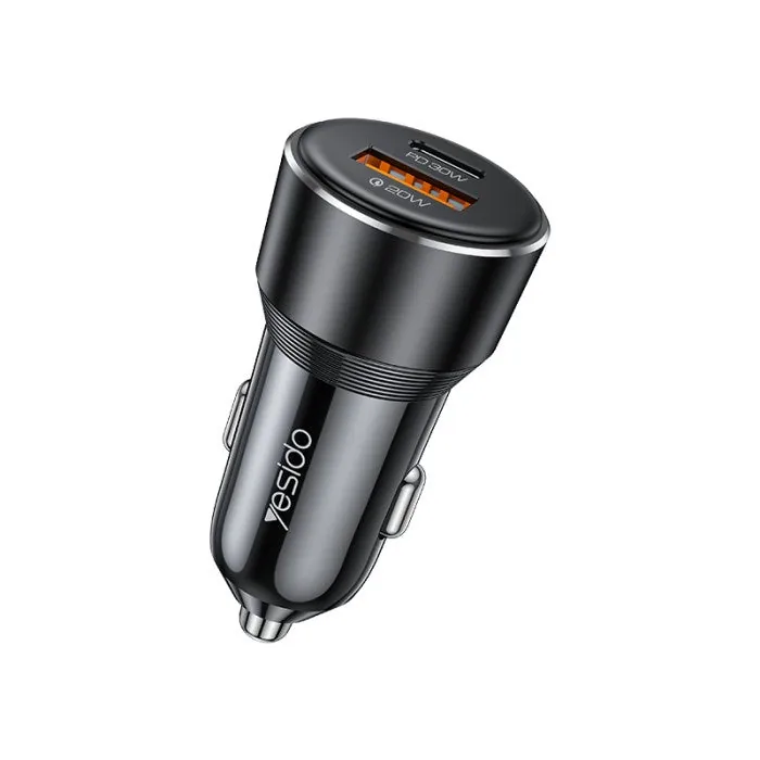 Yesido Fast Charging Car Charger with Cable
